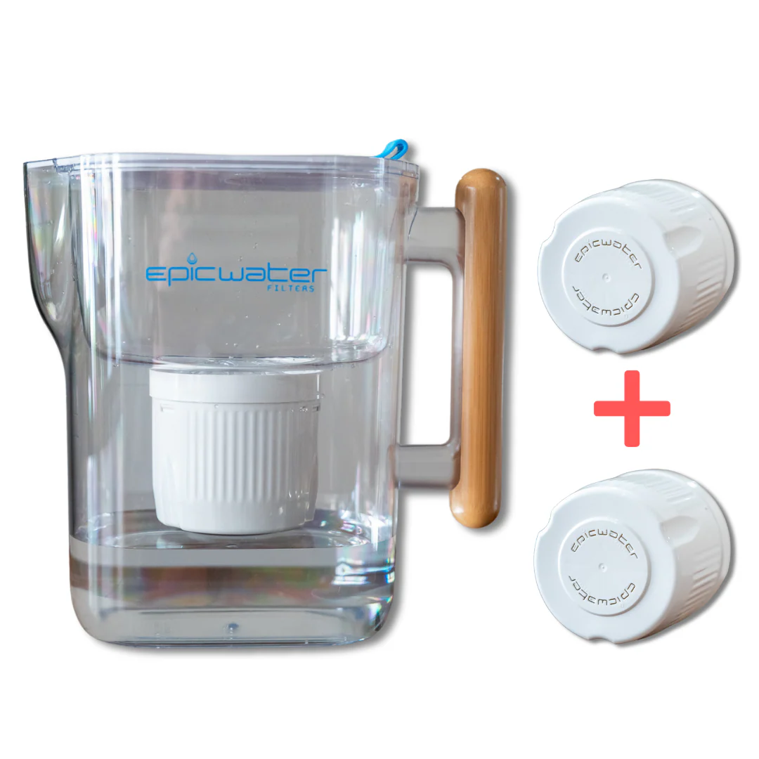 Epic Water Pure Pitcher + 2 Extra Replacement Filter - Removes Fluoride & PFAS Questions & Answers